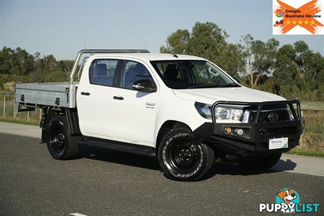 2019 TOYOTA HILUX SR DUAL CAB GUN126R CAB CHASSIS