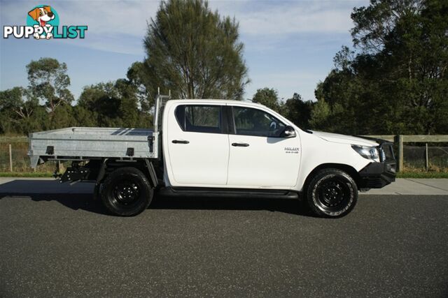 2019 TOYOTA HILUX SR DUAL CAB GUN126R CAB CHASSIS