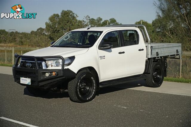 2019 TOYOTA HILUX SR DUAL CAB GUN126R CAB CHASSIS