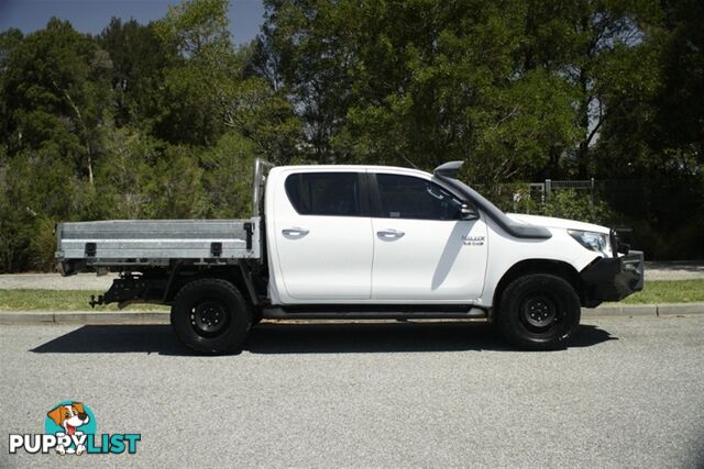 2017 TOYOTA HILUX SR DUAL CAB GUN126R CAB CHASSIS