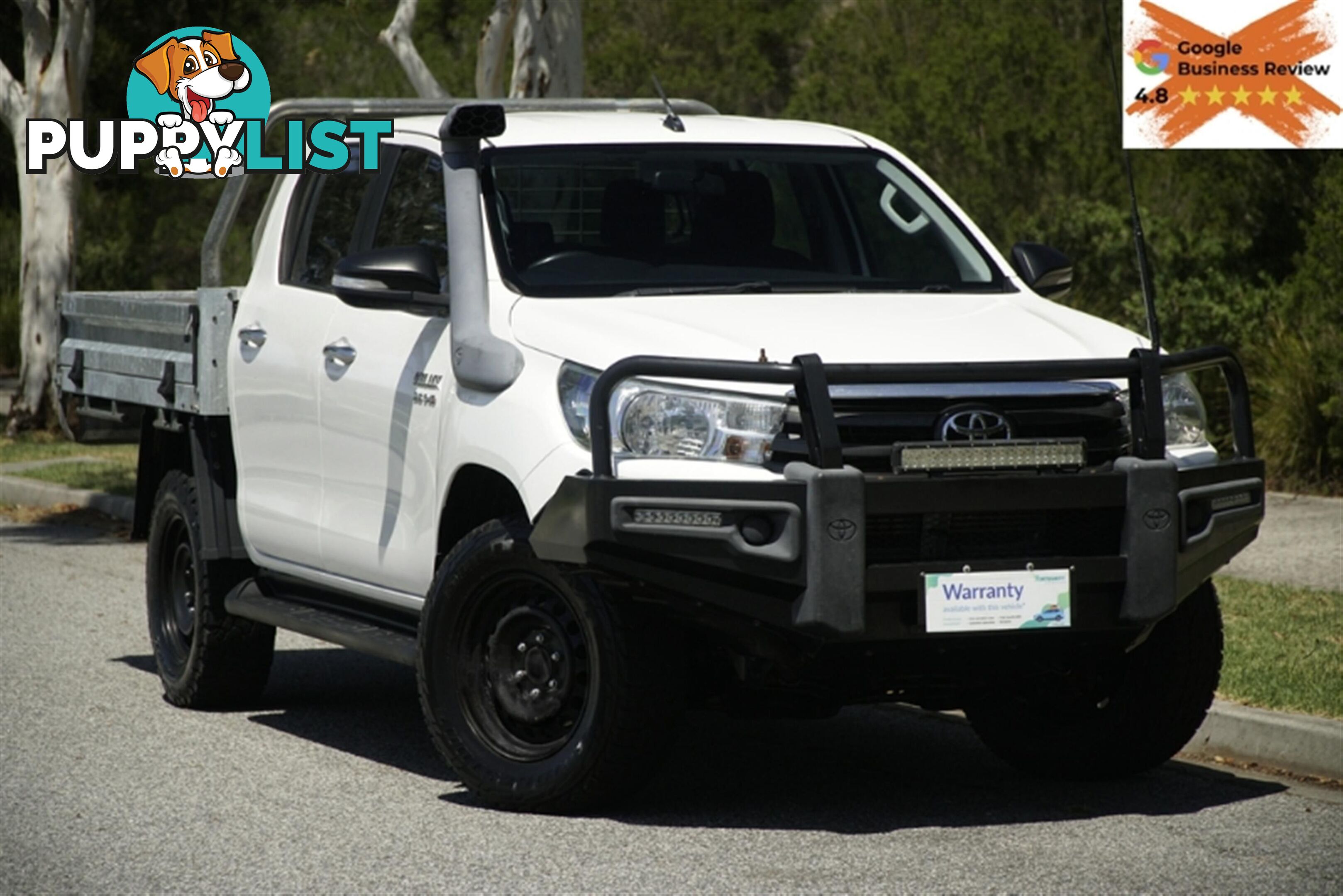 2017 TOYOTA HILUX SR DUAL CAB GUN126R CAB CHASSIS