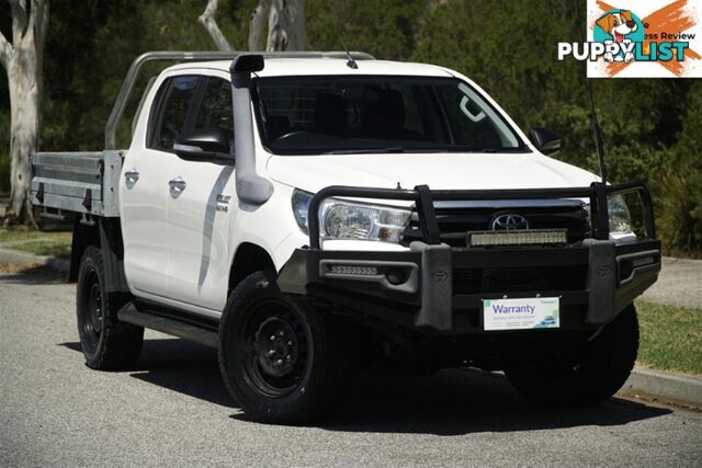 2017 TOYOTA HILUX SR DUAL CAB GUN126R CAB CHASSIS