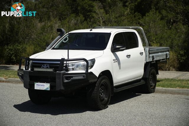 2017 TOYOTA HILUX SR DUAL CAB GUN126R CAB CHASSIS