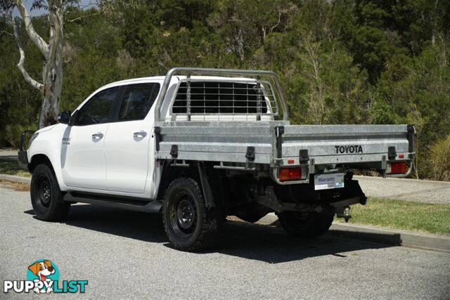 2017 TOYOTA HILUX SR DUAL CAB GUN126R CAB CHASSIS