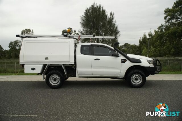 2017 FORD RANGER XL EXTENDED CAB PX MKII CAB CHASSIS