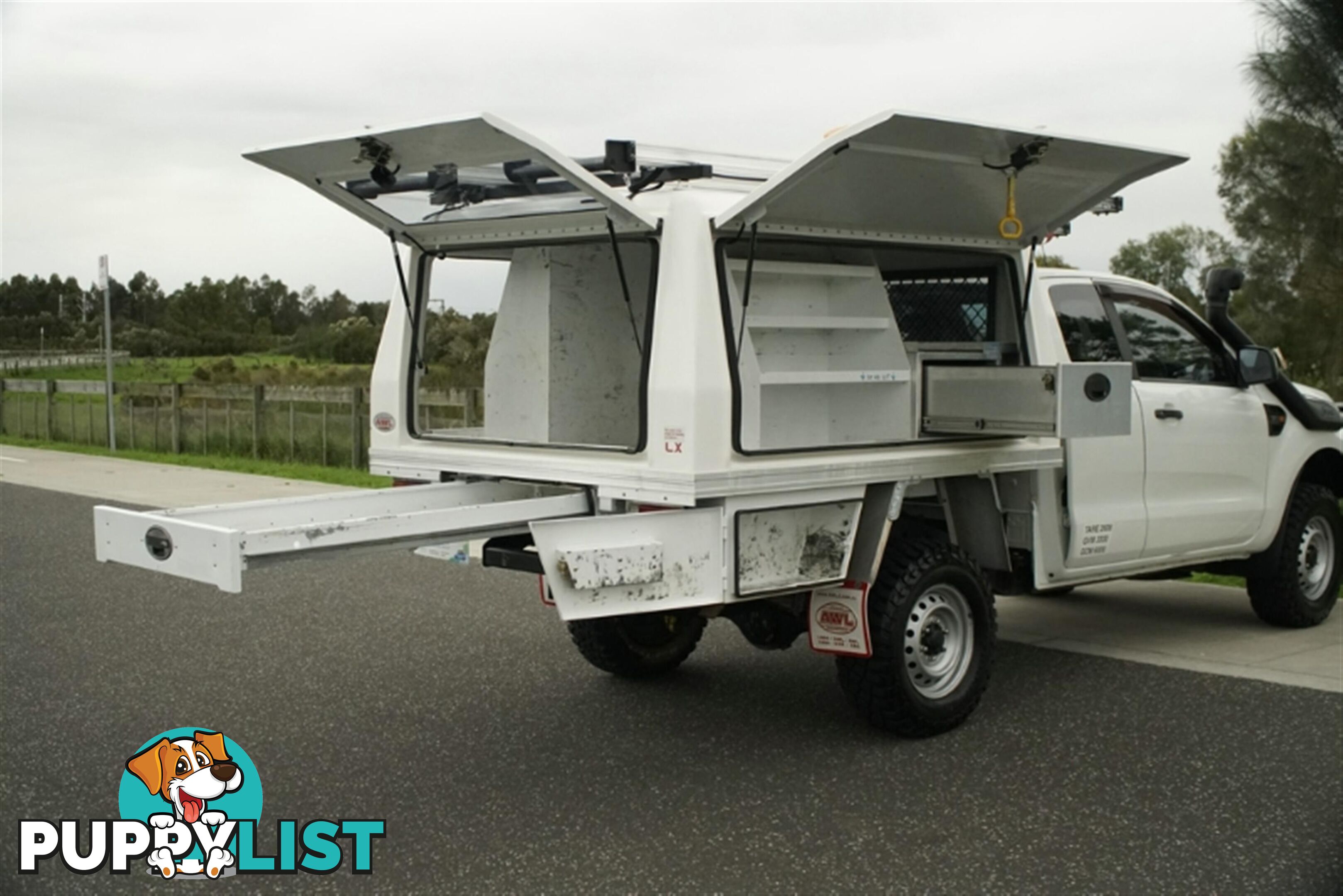 2017 FORD RANGER XL EXTENDED CAB PX MKII CAB CHASSIS