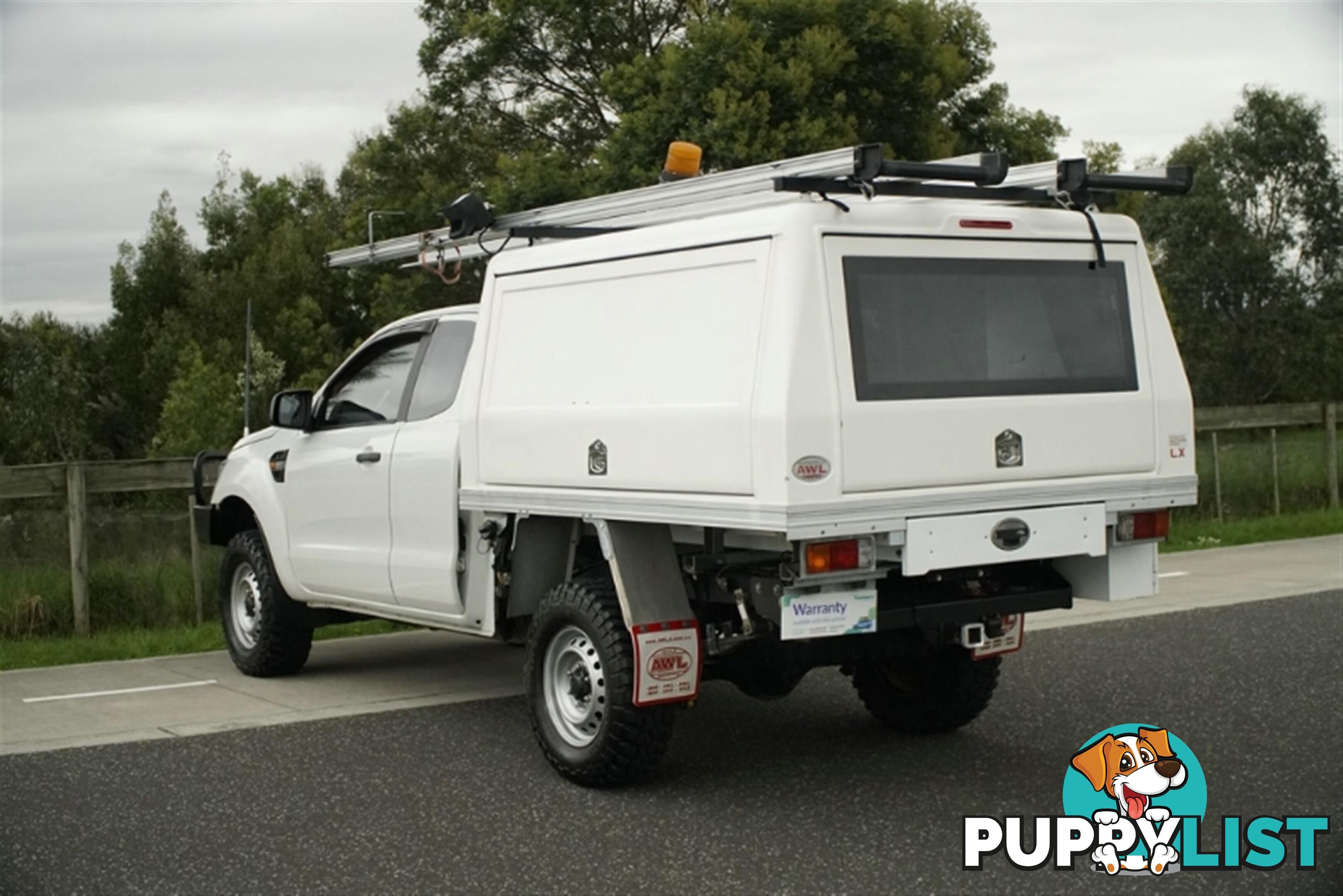 2017 FORD RANGER XL EXTENDED CAB PX MKII CAB CHASSIS