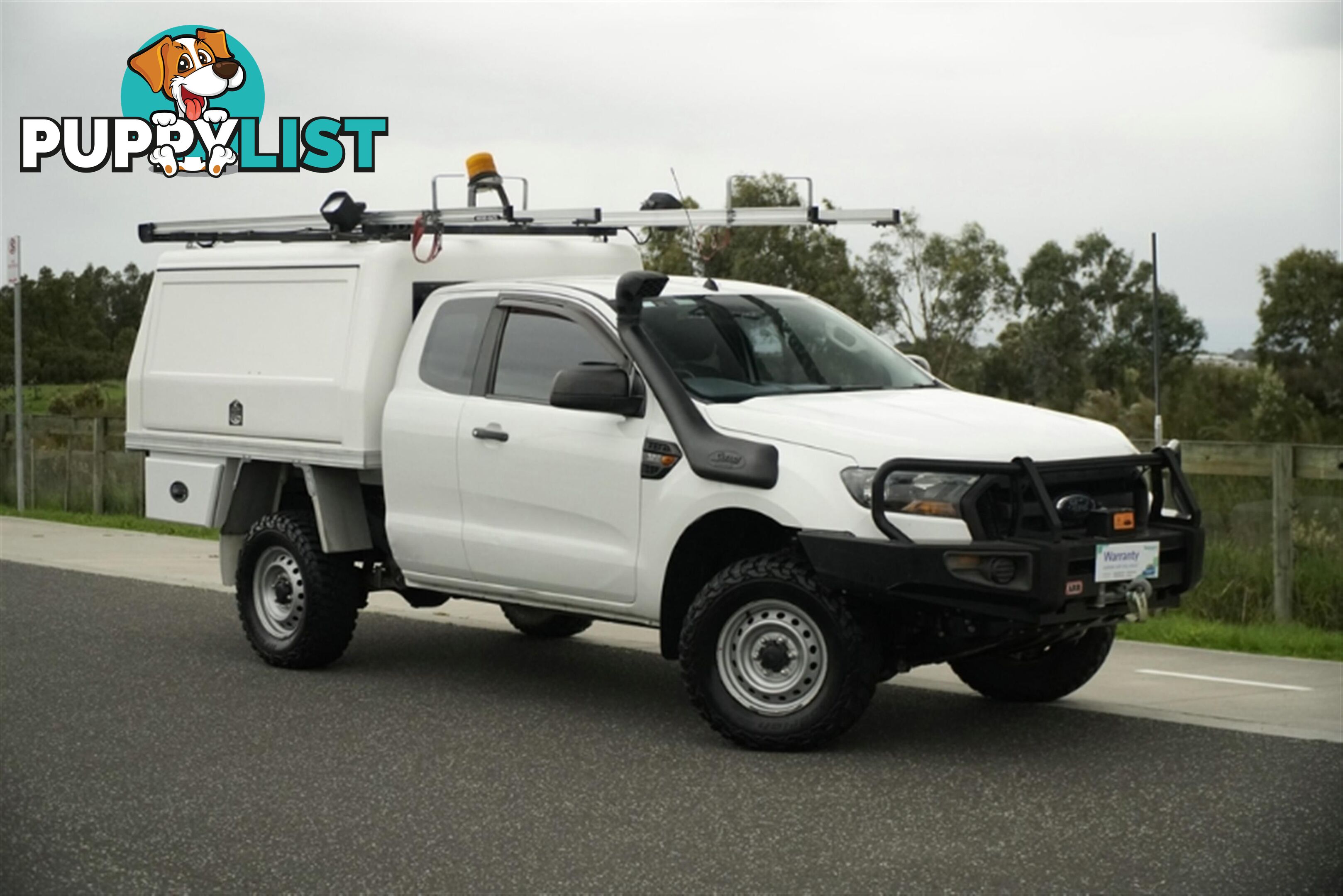 2017 FORD RANGER XL EXTENDED CAB PX MKII CAB CHASSIS