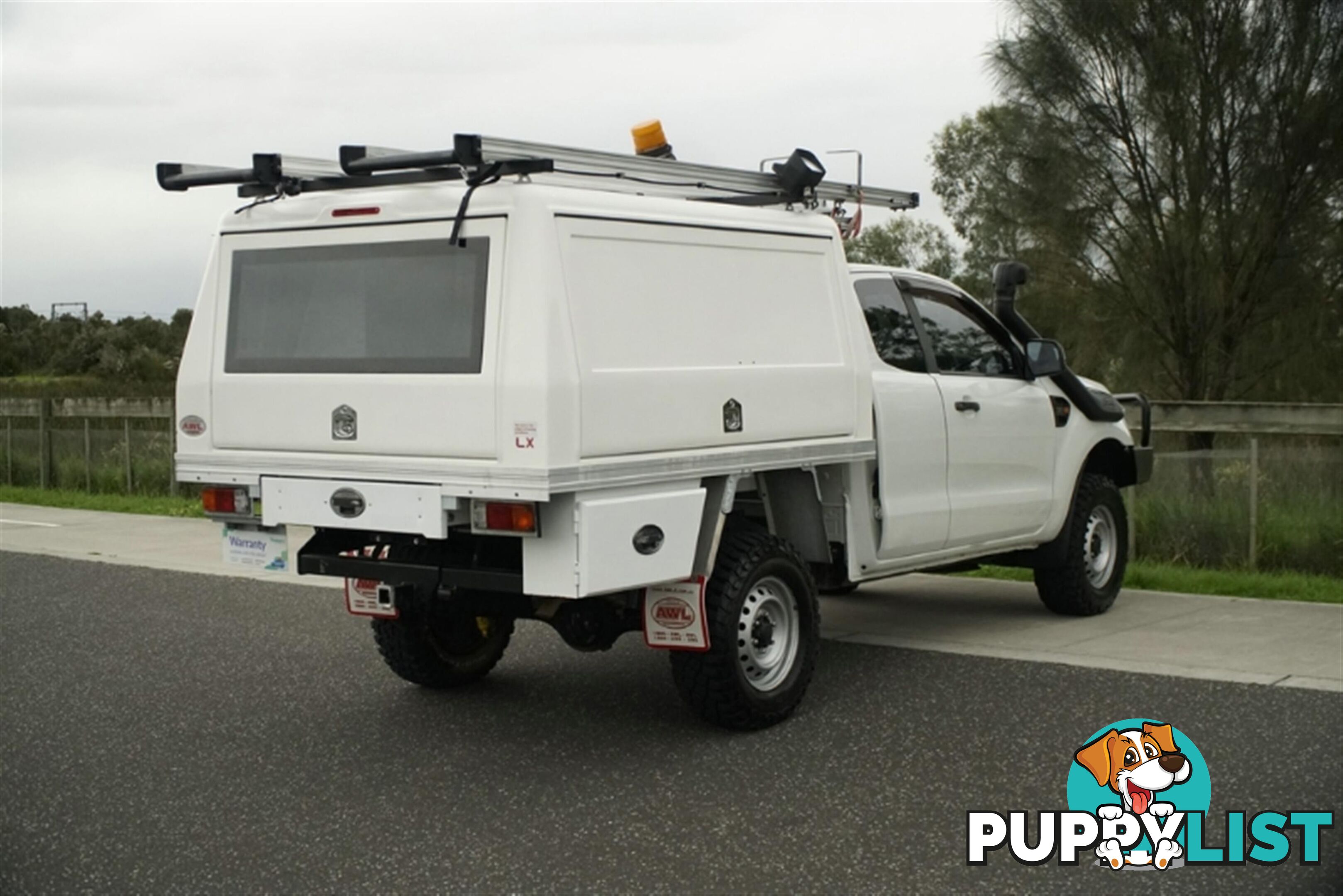 2017 FORD RANGER XL EXTENDED CAB PX MKII CAB CHASSIS