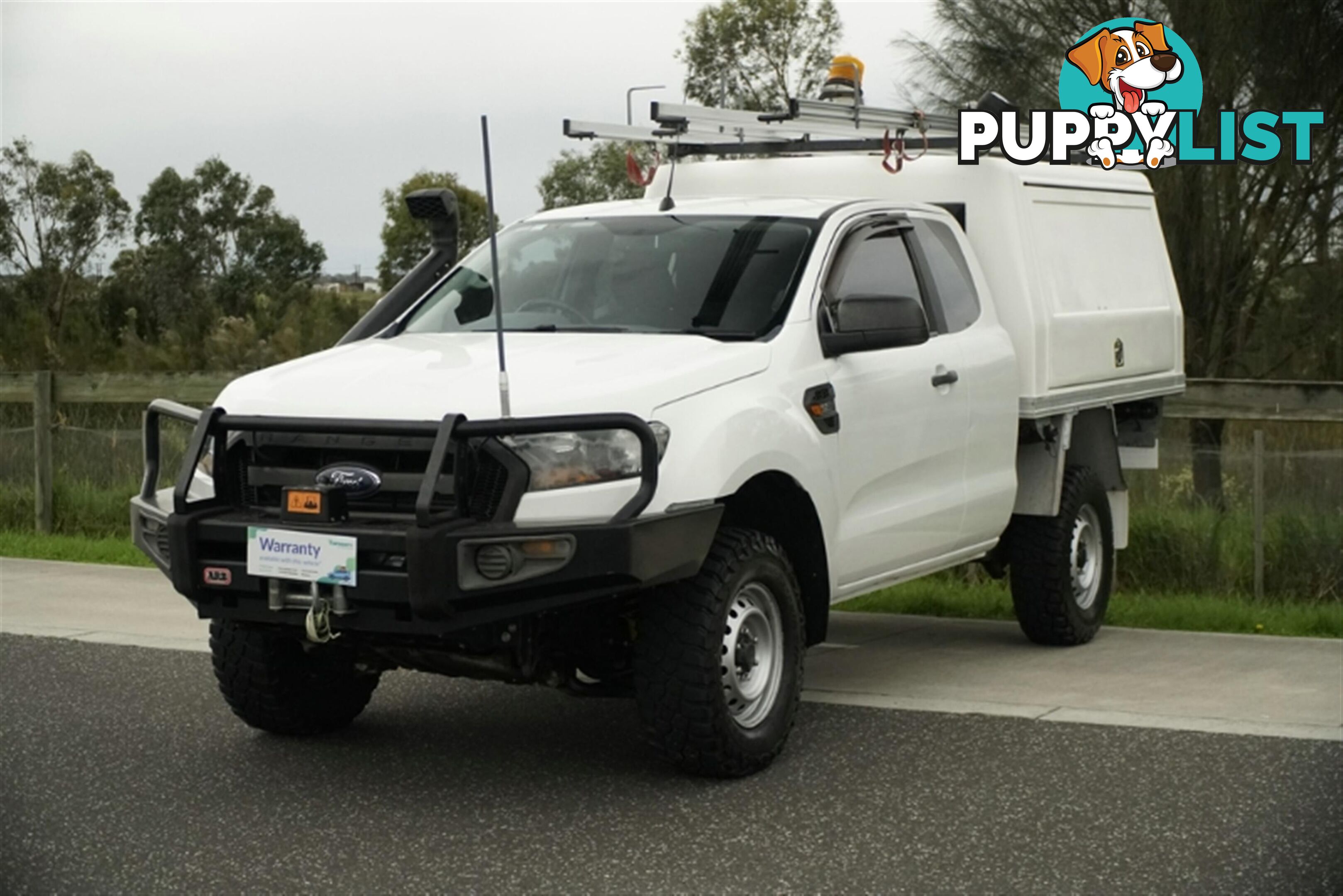 2017 FORD RANGER XL EXTENDED CAB PX MKII CAB CHASSIS