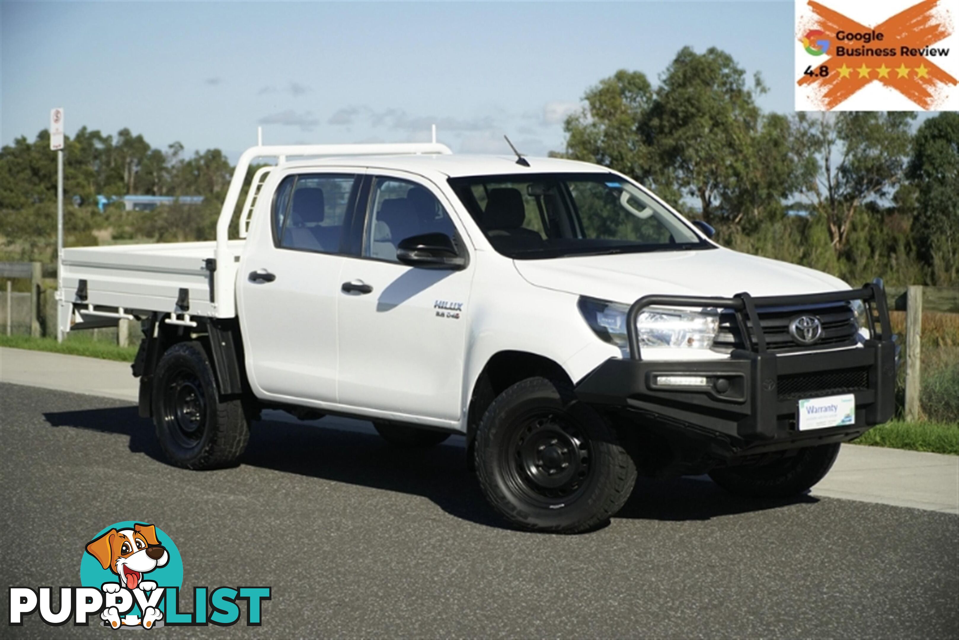 2017 TOYOTA HILUX SR DUAL CAB GUN126R CAB CHASSIS