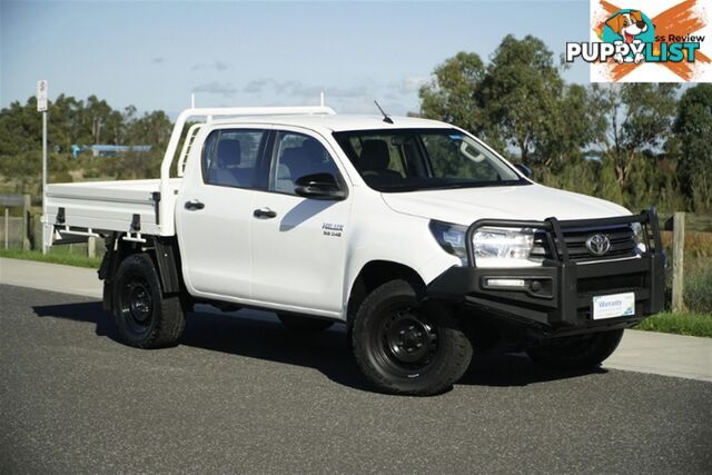 2017 TOYOTA HILUX SR DUAL CAB GUN126R CAB CHASSIS