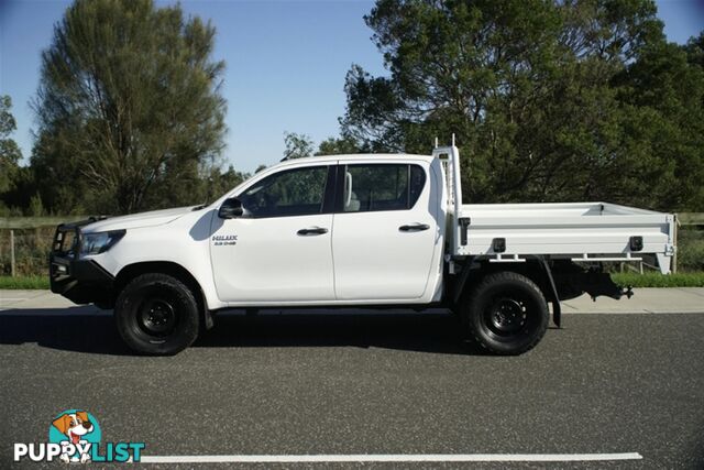 2017 TOYOTA HILUX SR DUAL CAB GUN126R CAB CHASSIS
