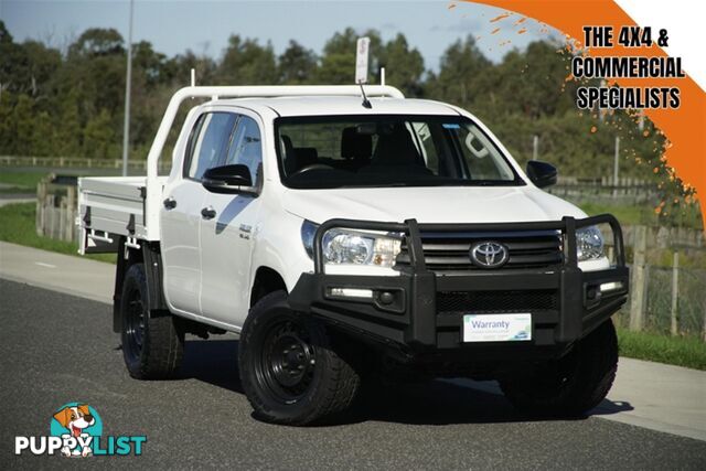 2017 TOYOTA HILUX SR DUAL CAB GUN126R CAB CHASSIS