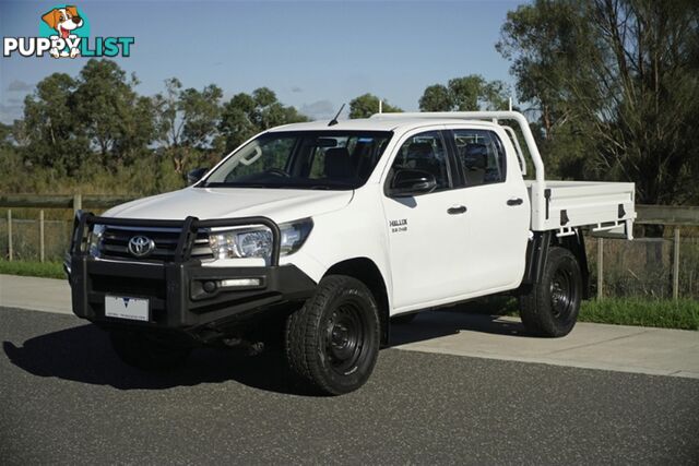 2017 TOYOTA HILUX SR DUAL CAB GUN126R CAB CHASSIS