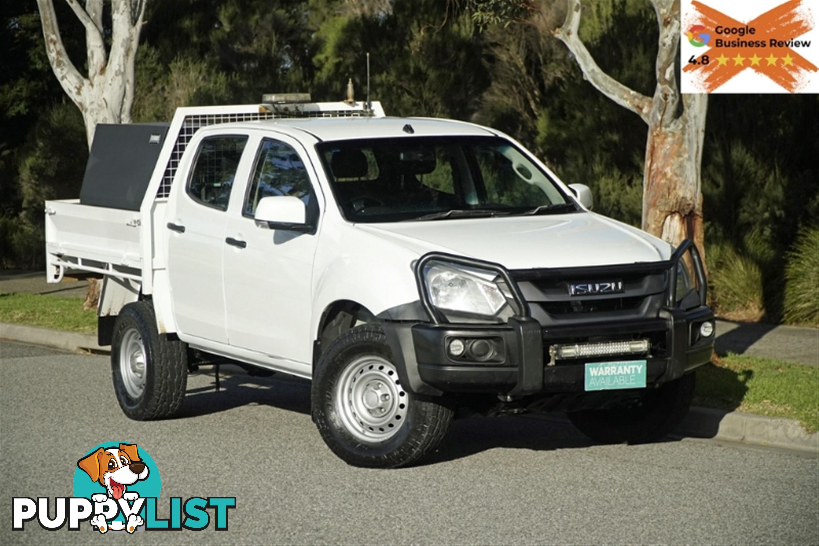 2018 ISUZU D-MAX SX DUAL CAB MY17 CAB CHASSIS