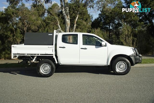 2018 ISUZU D-MAX SX DUAL CAB MY17 CAB CHASSIS