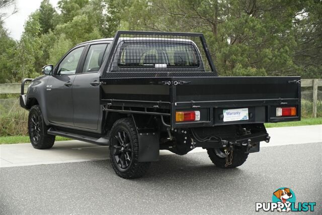 2019 TOYOTA HILUX SR DUAL CAB GUN126R CAB CHASSIS