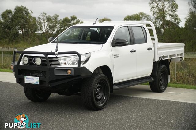 2017 TOYOTA HILUX SR DUAL CAB GUN126R CAB CHASSIS