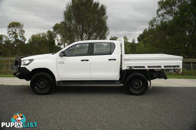 2017 TOYOTA HILUX SR DUAL CAB GUN126R CAB CHASSIS