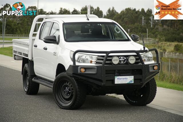 2017 TOYOTA HILUX SR DUAL CAB GUN126R CAB CHASSIS