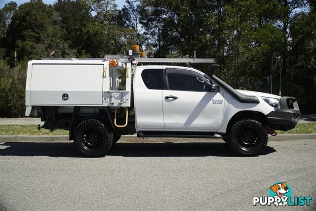 2018 TOYOTA HILUX SR EXTENDED CAB GUN126R CAB CHASSIS