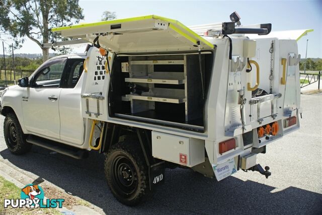 2018 TOYOTA HILUX SR EXTENDED CAB GUN126R CAB CHASSIS