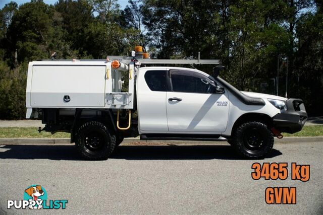 2018 TOYOTA HILUX SR EXTENDED CAB GUN126R CAB CHASSIS