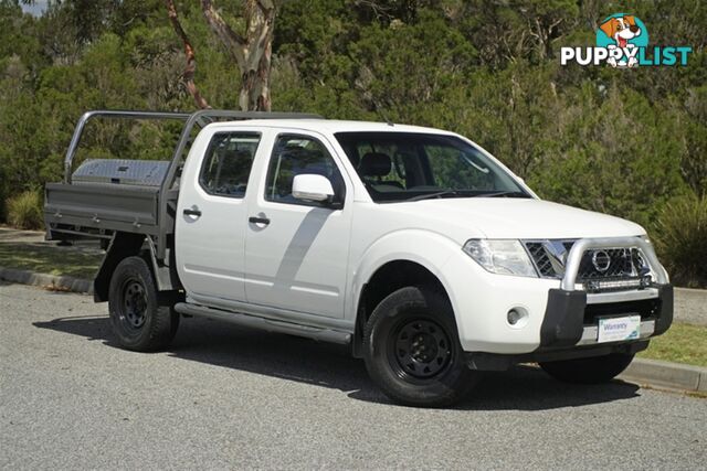 2012 NISSAN NAVARA ST DUAL CAB D40 S6 MY12 UTILITY