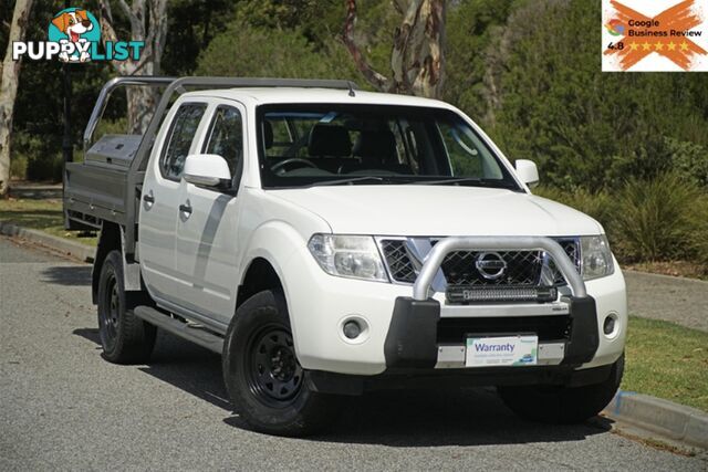 2012 NISSAN NAVARA ST DUAL CAB D40 S6 MY12 UTILITY