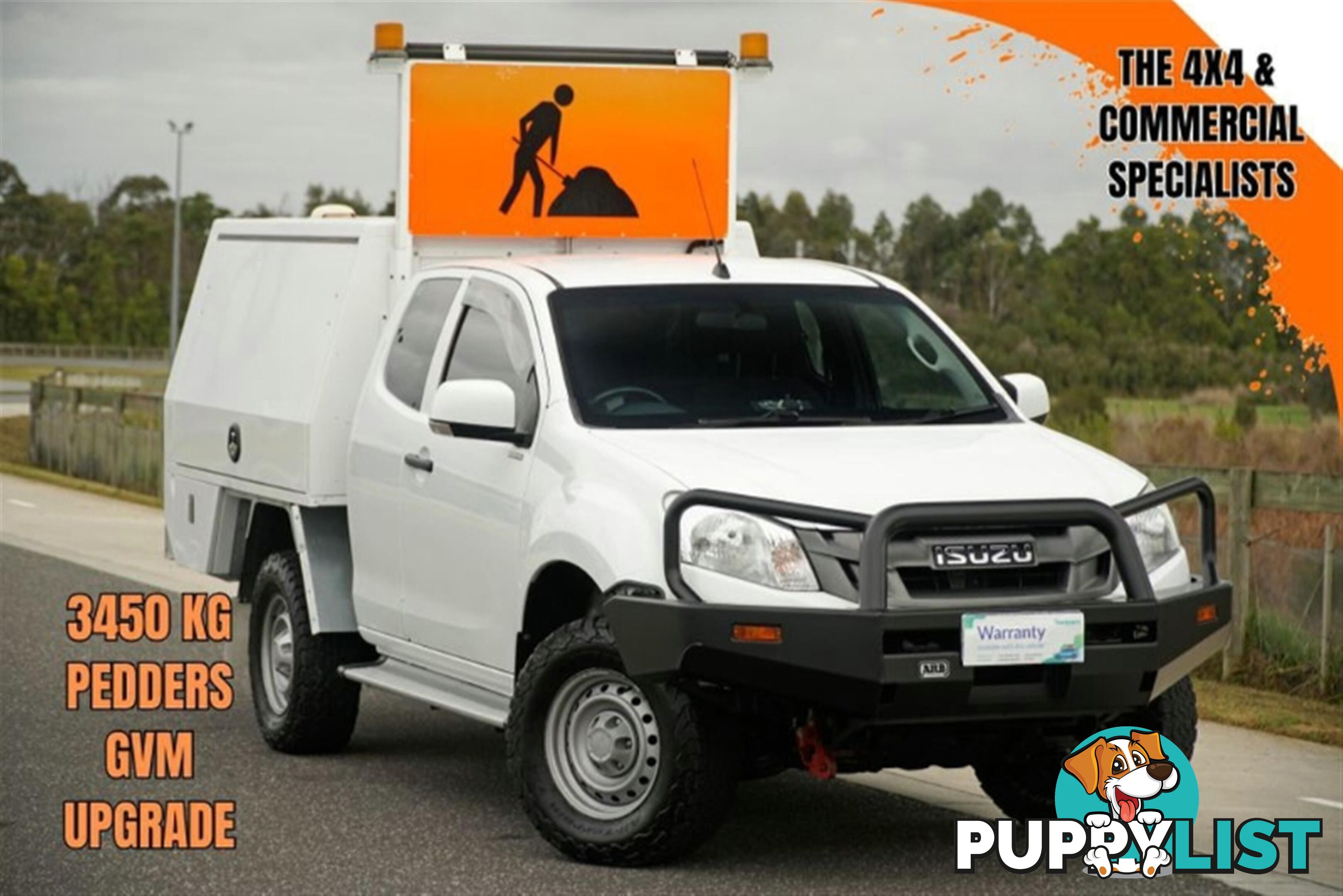 2016 ISUZU D-MAX SX EXTENDED CAB MY15 CAB CHASSIS
