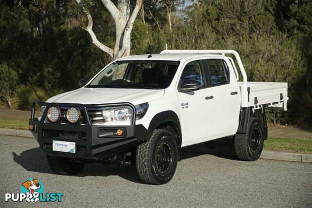 2017 TOYOTA HILUX SR DUAL CAB GUN126R CAB CHASSIS