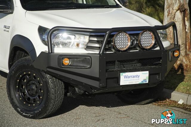 2017 TOYOTA HILUX SR DUAL CAB GUN126R CAB CHASSIS
