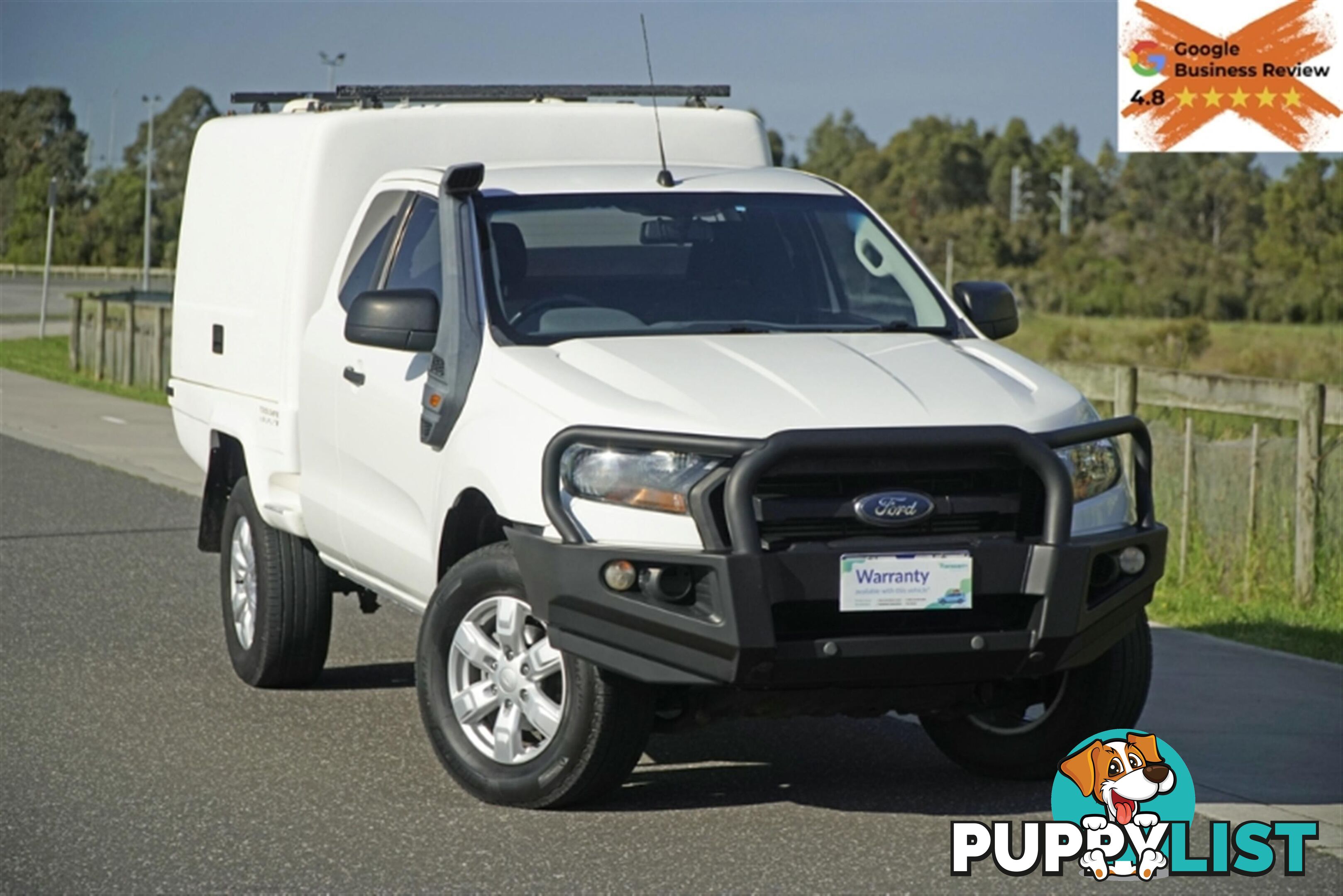 2016 FORD RANGER XL EXTENDED CAB PX MKII CAB CHASSIS