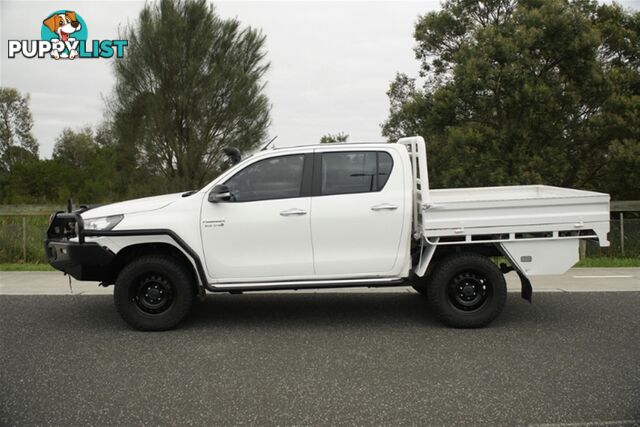 2016 TOYOTA HILUX SR DUAL CAB GUN126R CAB CHASSIS