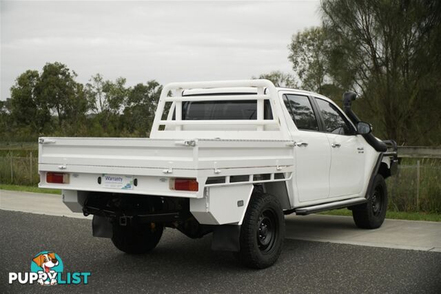 2016 TOYOTA HILUX SR DUAL CAB GUN126R CAB CHASSIS