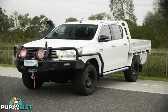 2016 TOYOTA HILUX SR DUAL CAB GUN126R CAB CHASSIS