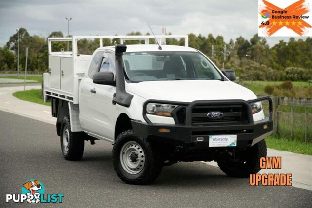 2016 FORD RANGER XL EXTENDED CAB PX MKII CAB CHASSIS