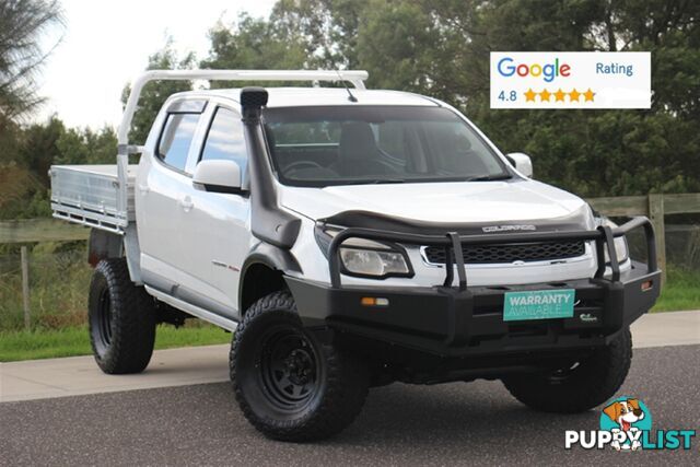 2013 HOLDEN COLORADO LX DUAL CAB RG MY13 CAB CHASSIS