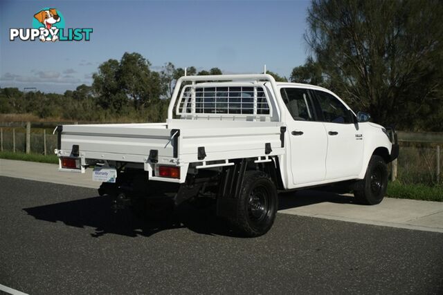 2018 TOYOTA HILUX SR DUAL CAB GUN126R CAB CHASSIS
