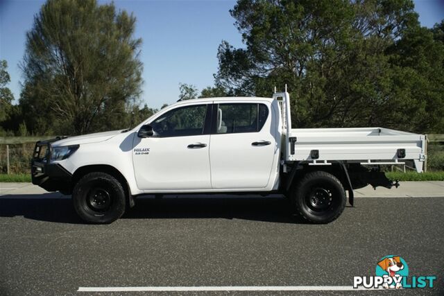2018 TOYOTA HILUX SR DUAL CAB GUN126R CAB CHASSIS