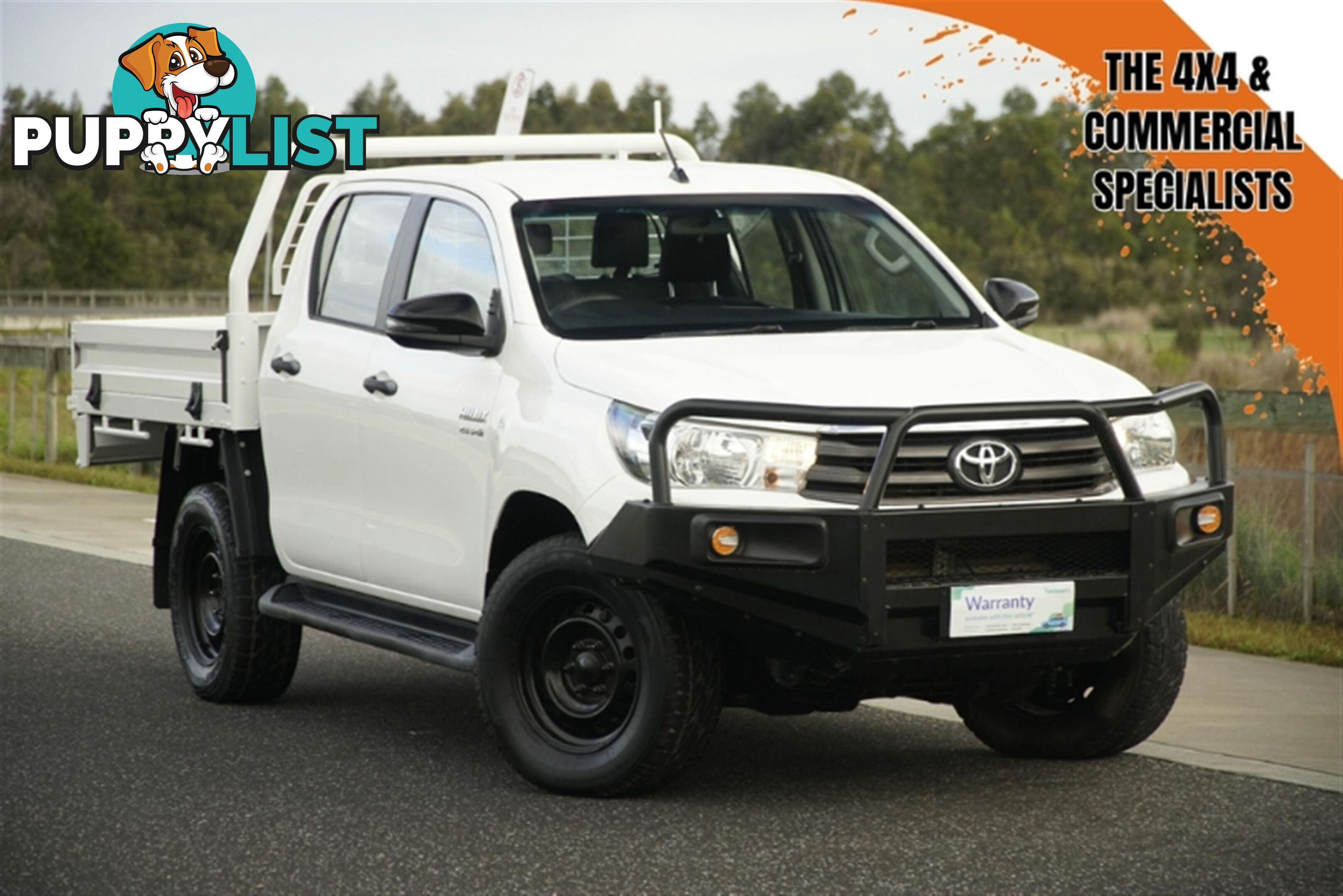 2018 TOYOTA HILUX SR DUAL CAB GUN126R CAB CHASSIS