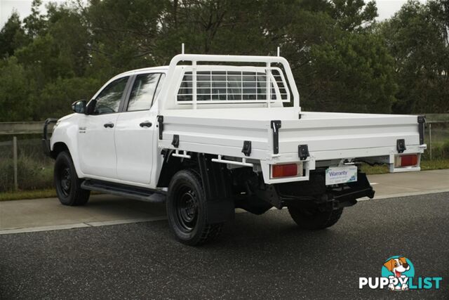 2018 TOYOTA HILUX SR DUAL CAB GUN126R CAB CHASSIS