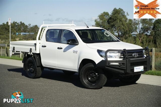 2018 TOYOTA HILUX SR DUAL CAB GUN126R CAB CHASSIS