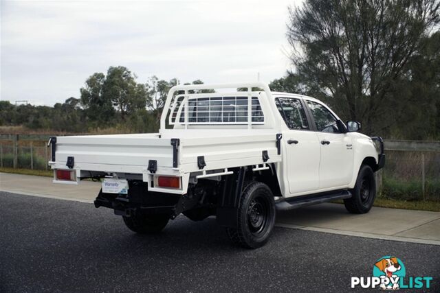 2018 TOYOTA HILUX SR DUAL CAB GUN126R CAB CHASSIS