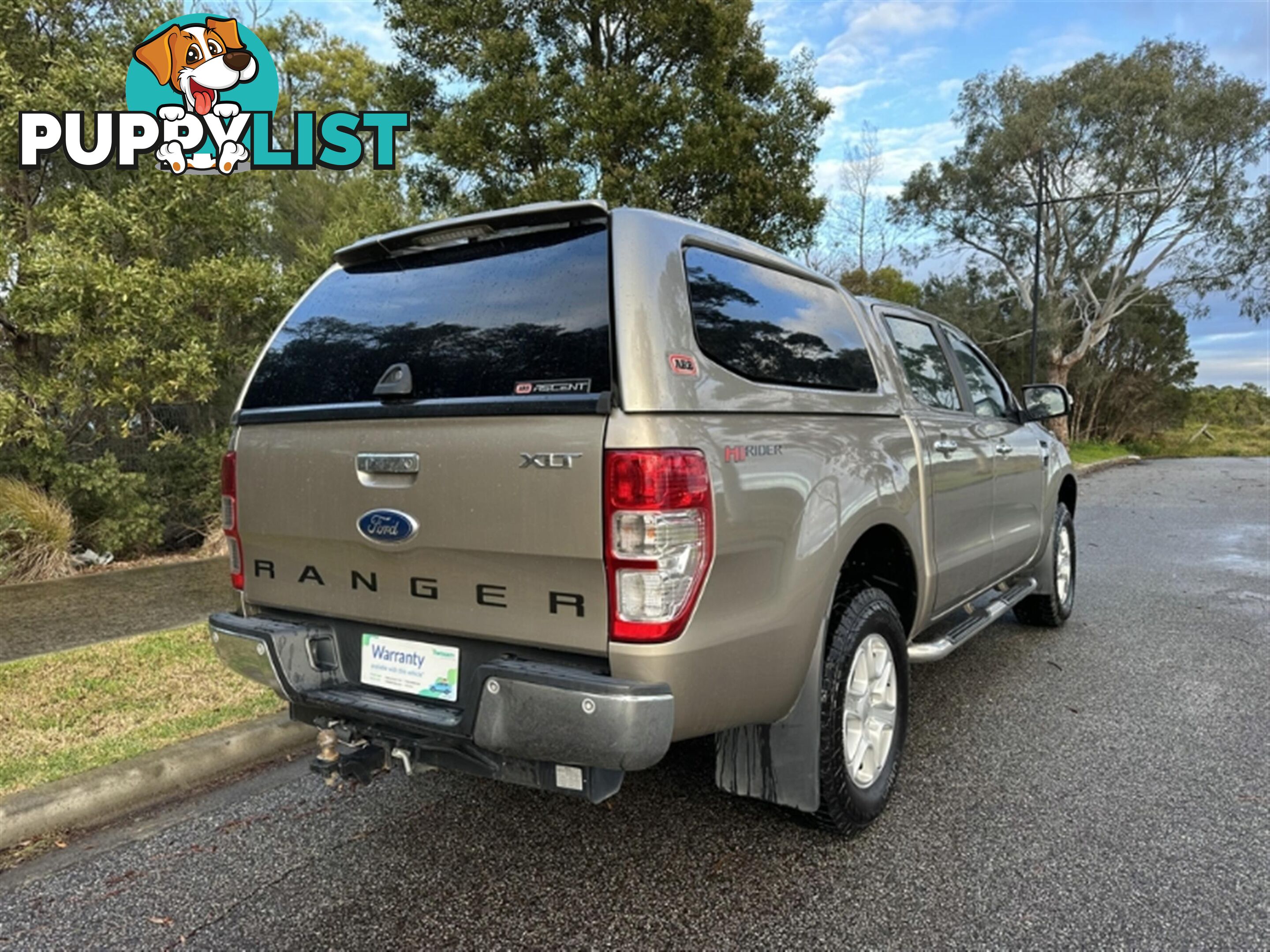 2015 FORD RANGER XLT HI-RIDER DUAL CA PX UTILITY