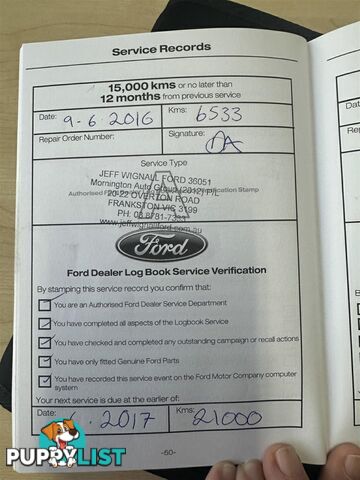 2015 FORD RANGER XLT HI-RIDER DUAL CA PX UTILITY