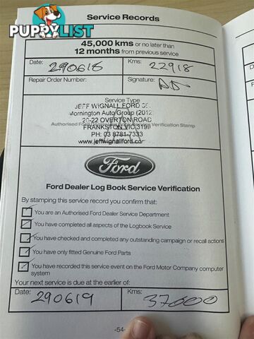 2015 FORD RANGER XLT HI-RIDER DUAL CA PX UTILITY