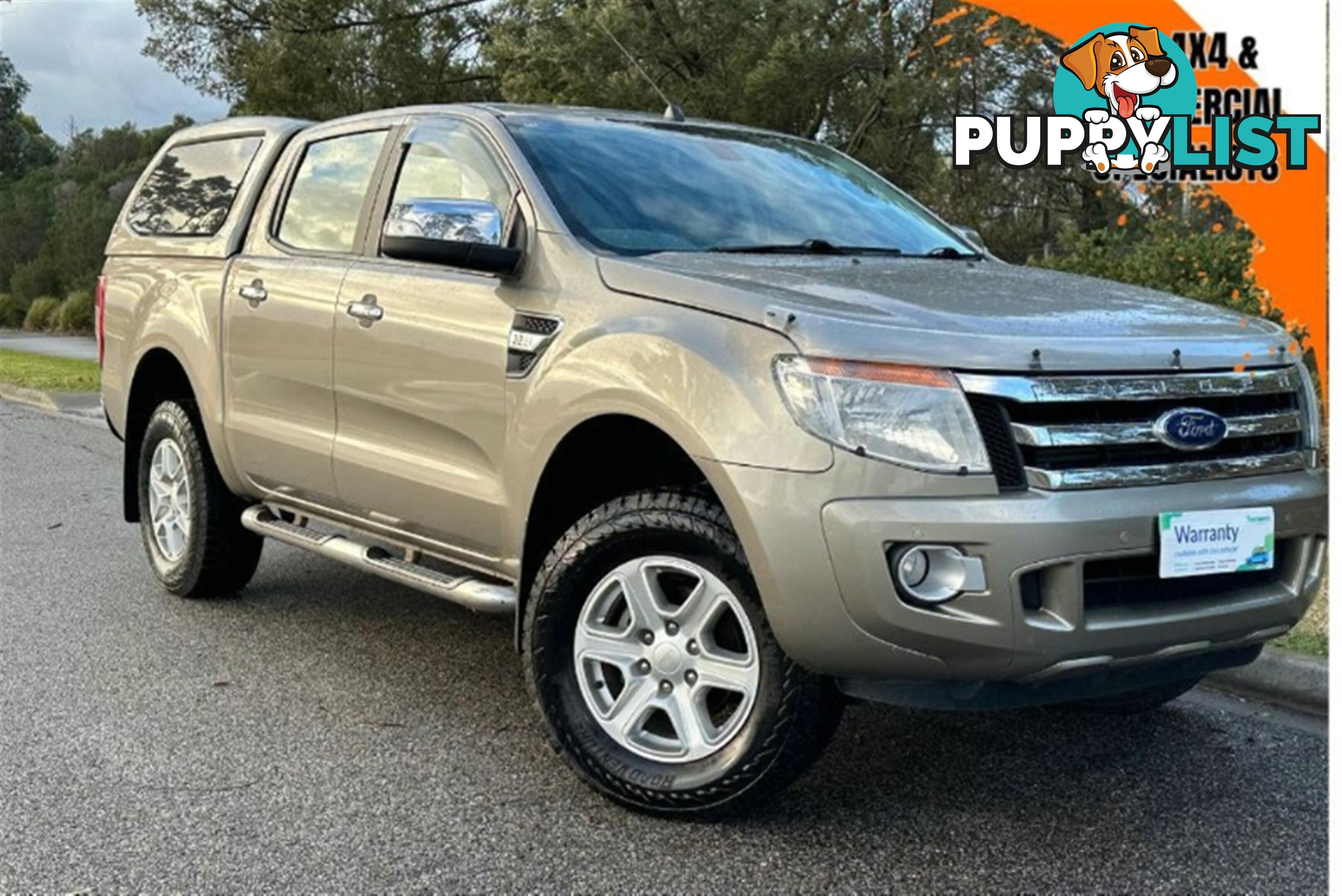 2015 FORD RANGER XLT HI-RIDER DUAL CA PX UTILITY