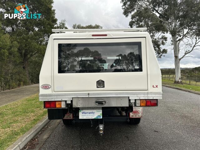 2015 ISUZU D-MAX SX DUAL CAB MY15 CAB CHASSIS